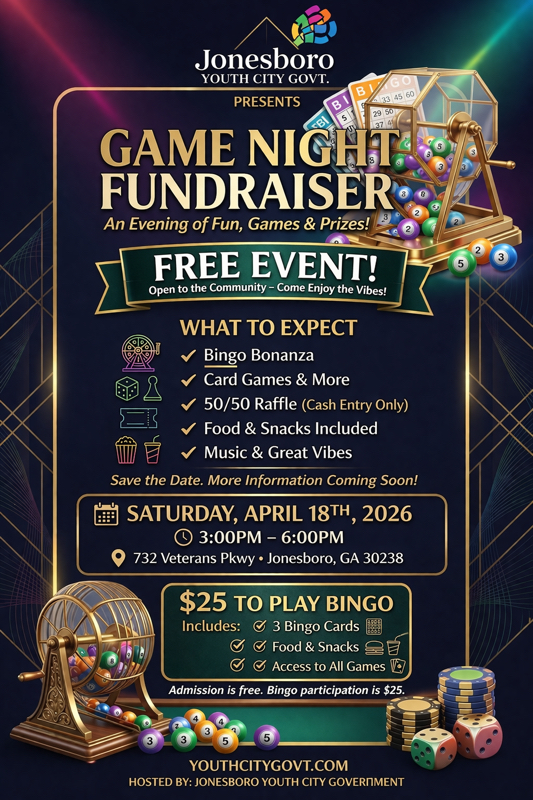 JYCG GAME NIGHT FUNDRAISER